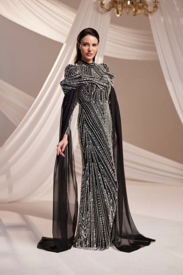 Elmas Abiye-Siyah