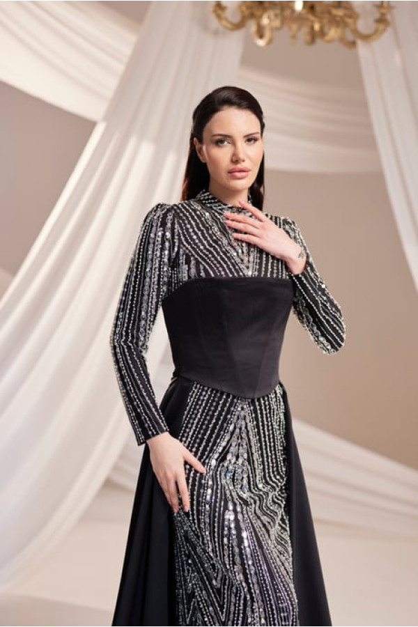 Özge Abiye-Siyah