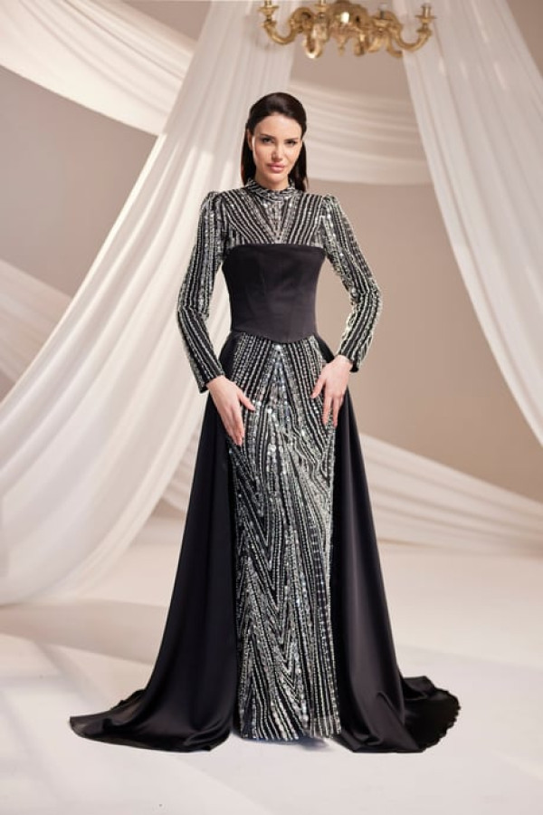 Özge Abiye-Siyah