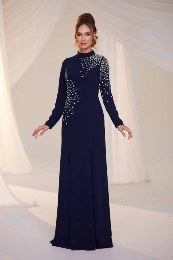 Defne Abiye-Lacivert Defne Abiye-Lacivert