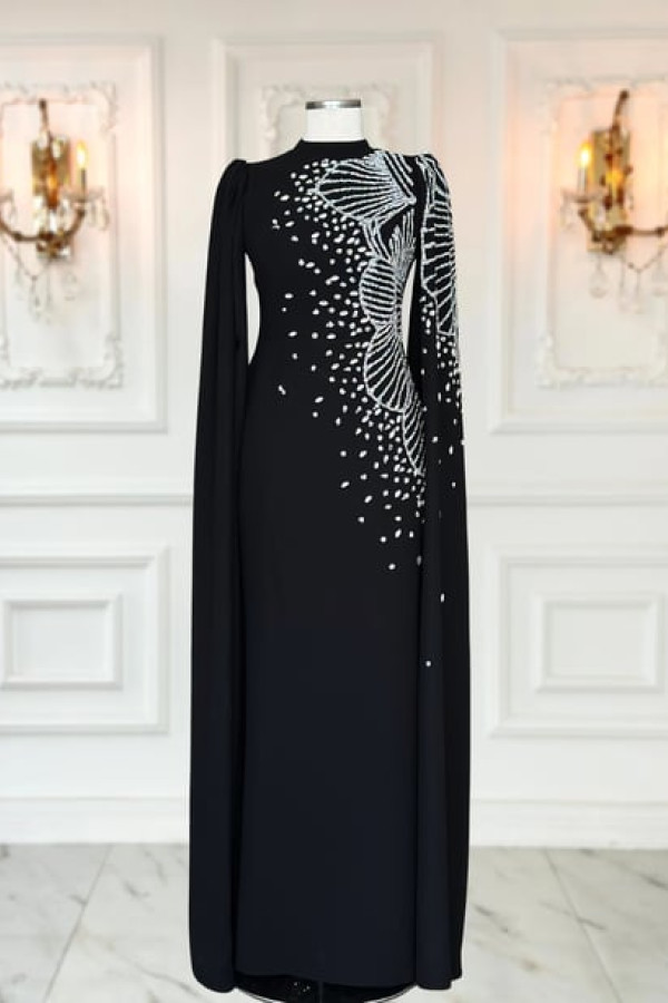Hüsna Abiye Siyah
