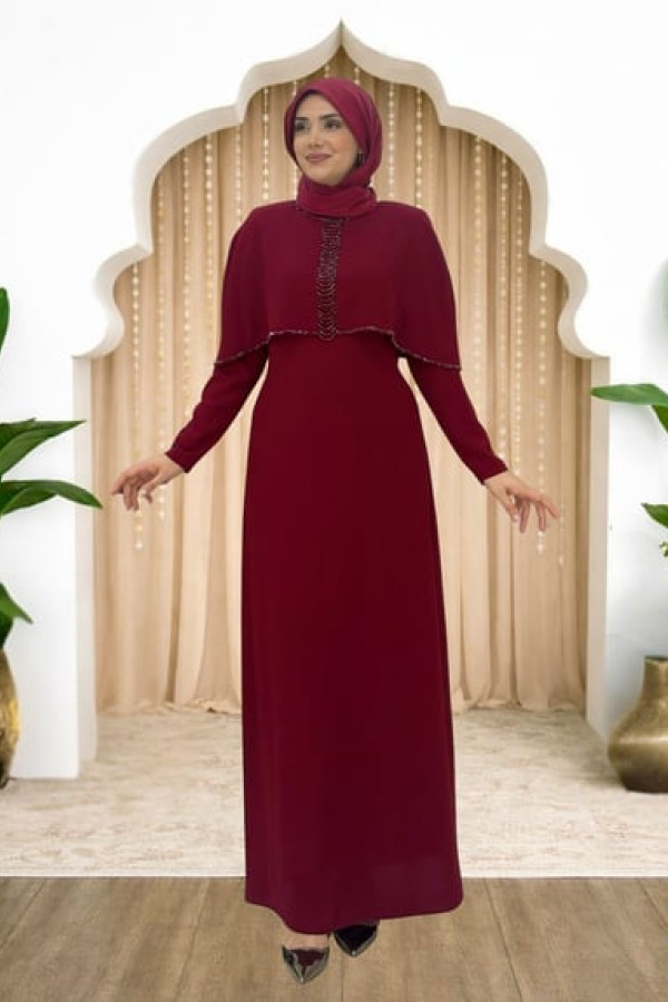 Sunay  Abiye Bordo