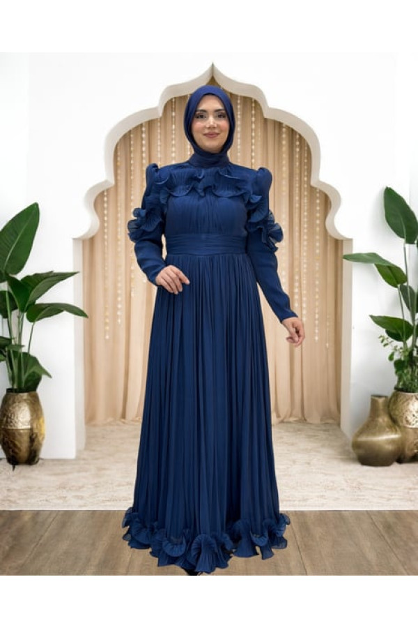 Yeliz Abiye Lacivert