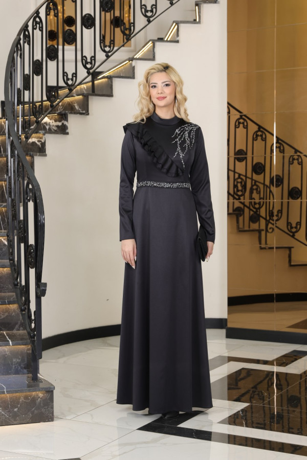 Ada Saten Abiye Siyah