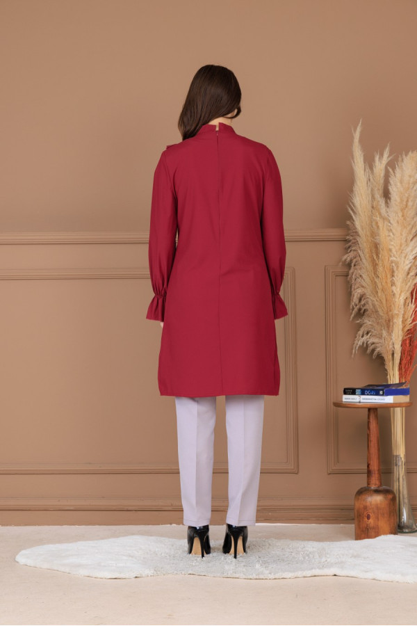 Asel İkili Takım Bordo 