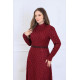 Lina Tesettür Abiye Elbise Bordo