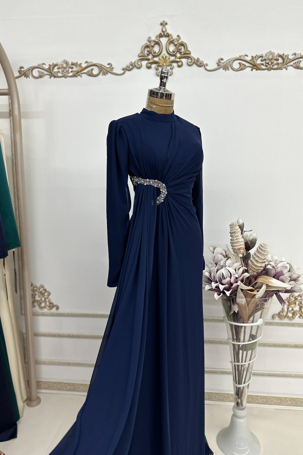 Arven Dress - Dark Blue