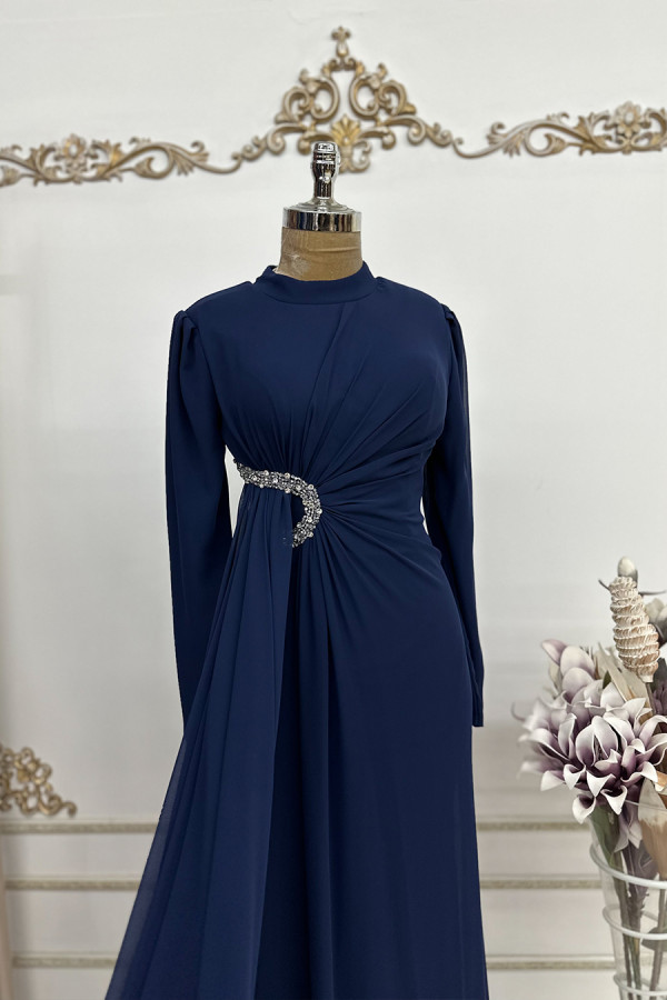 Arven Dress - Dark Blue