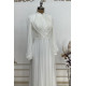 Beyza Dress - Ecru