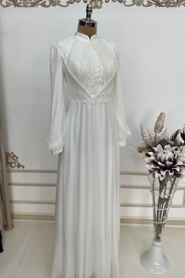 Beyza Dress - Ecru