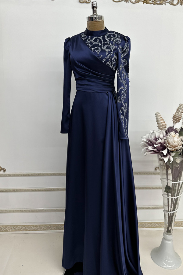 Nilufer Dress - Dark Blue