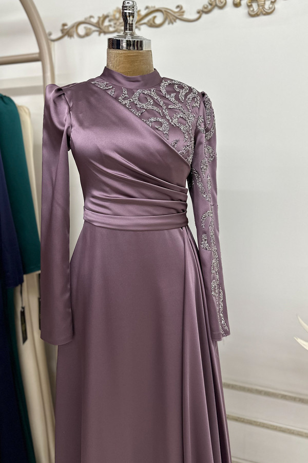 Nilufer Dress - Plum