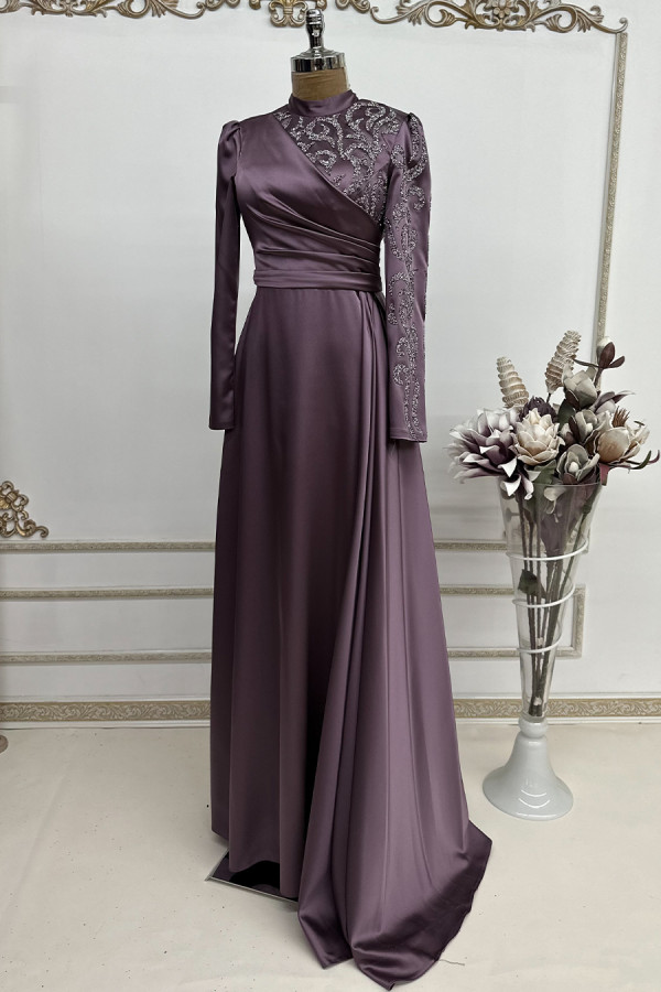 Nilufer Dress - Plum