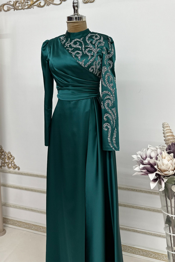 Nilufer Dress - Emerald