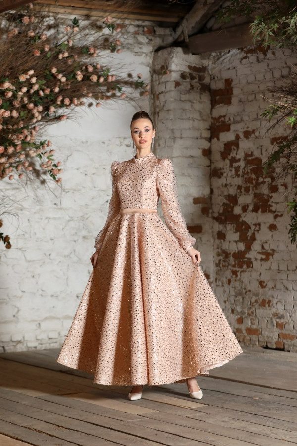 Gelincik Evening Dress - Copper Gelincik Evening Dress - Copper