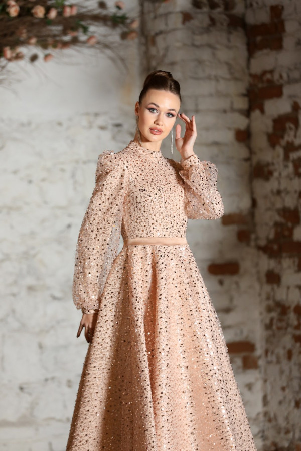 Gelincik Evening Dress - Copper Gelincik Evening Dress - Copper