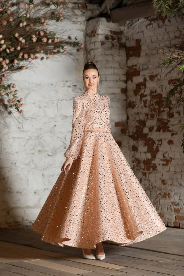 Gelincik Evening Dress - Copper Gelincik Evening Dress - Copper