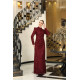 Lady Evening Dress - Claret Red