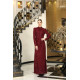 Lady Evening Dress - Claret Red