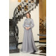 Sude Evening Dress - Grey Sude Evening Dress - Grey
