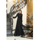 Sude Evening Dress - Black Sude Evening Dress - Black
