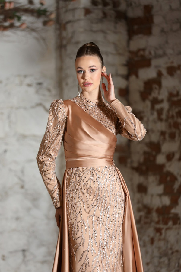 Sinem Evening Dress - Copper Sinem Evening Dress - Copper
