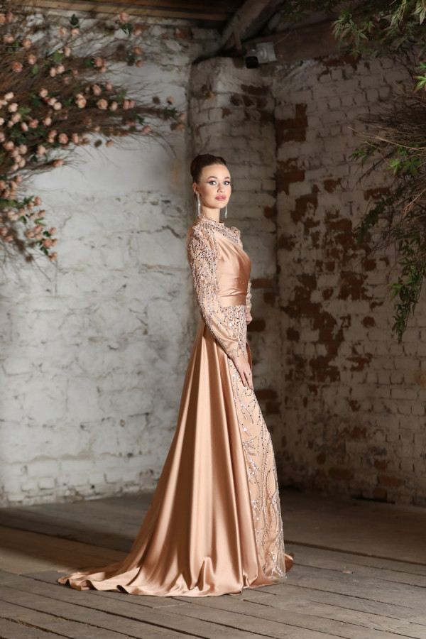 Sinem Evening Dress - Copper Sinem Evening Dress - Copper