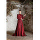 Sinem Evening Dress - Claret Red Sinem Evening Dress - Claret Red