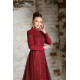 Afitap Evening Dress - Claret Red