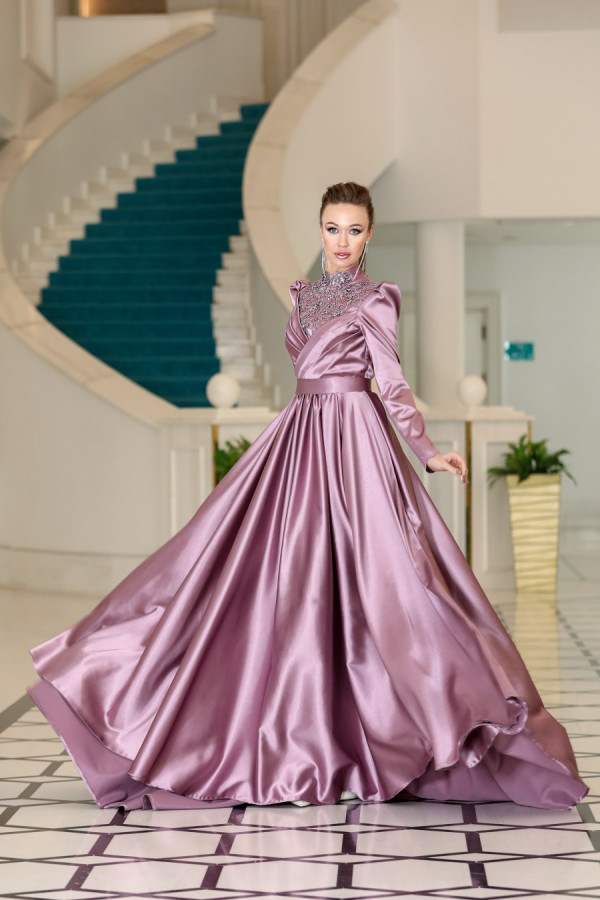 Gaye Evening Dress - Lilac Gaye Evening Dress - Lilac