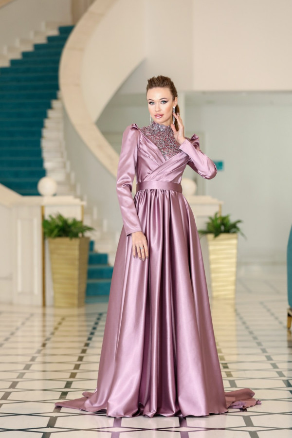 Gaye Evening Dress - Lilac Gaye Evening Dress - Lilac