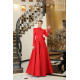 Ozge Evening Dress - Red