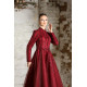 Salkim Evening Dress - Claret Red