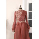 Ela Evening Dress - Copper