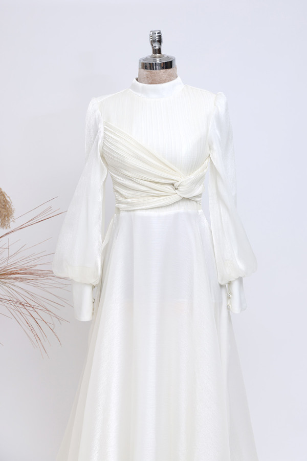 Naz Abiye - Ekru Naz Abiye - Ekru