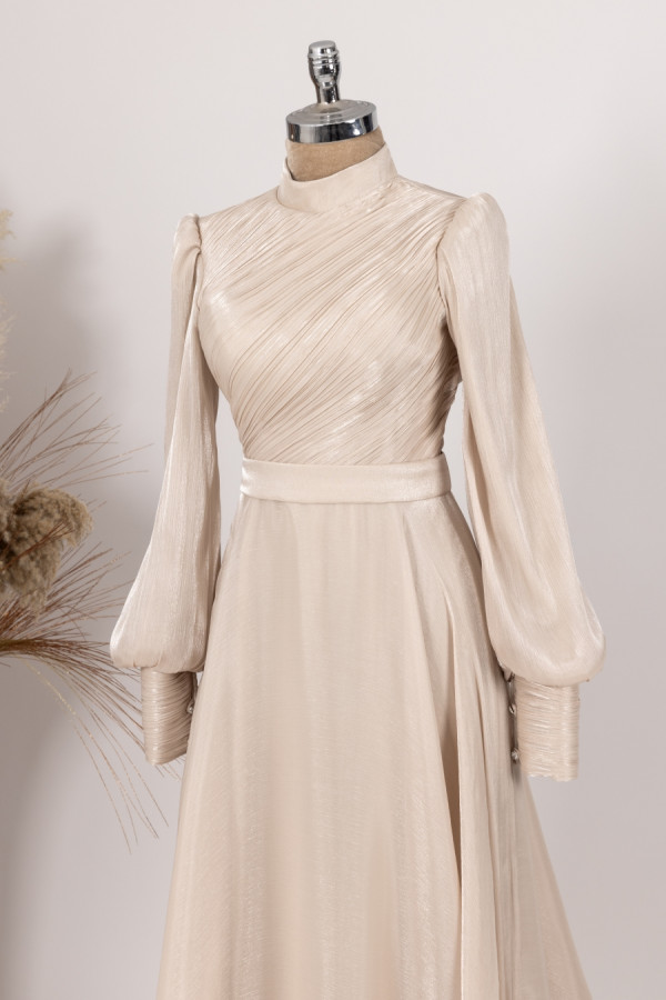 Viktorya Abiye - Krem Viktorya Abiye - Krem