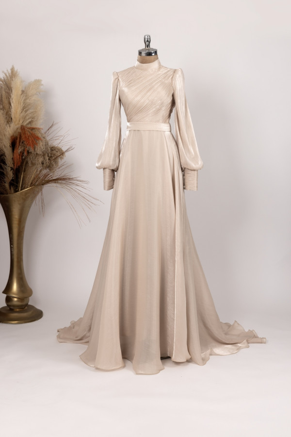 Viktorya Abiye - Krem Viktorya Abiye - Krem