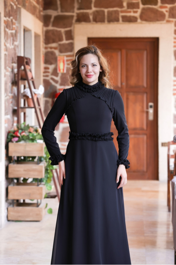 Ayla Elbise - Siyah