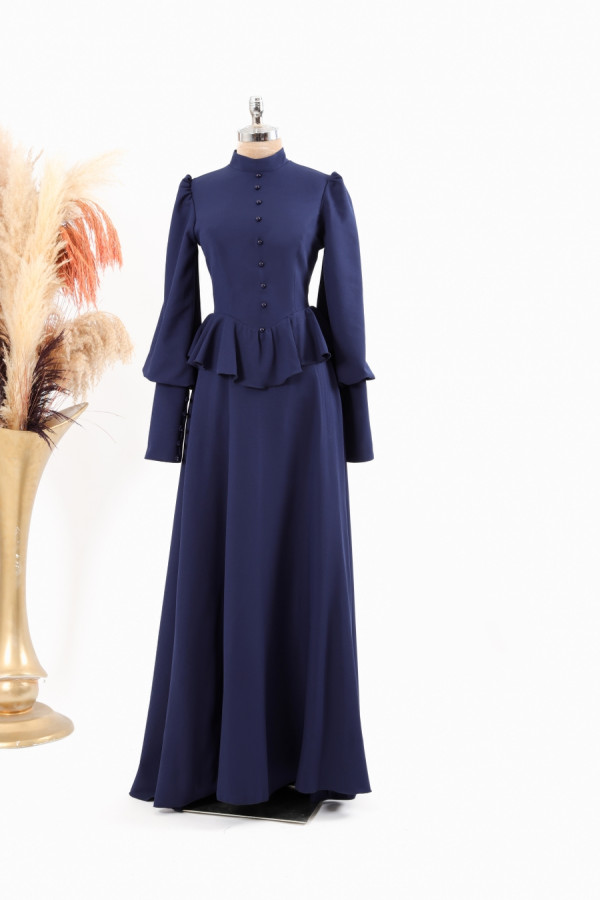 Nevcihan Abiye - Lacivert Nevcihan Abiye - Lacivert