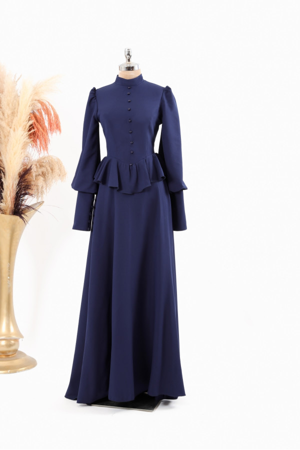 Nevcihan Abiye - Lacivert Nevcihan Abiye - Lacivert