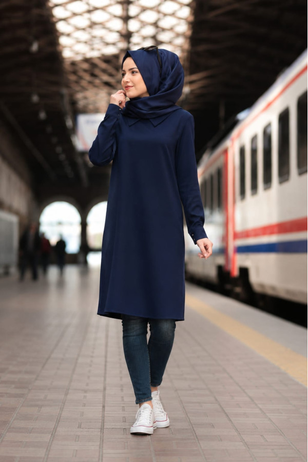 Nurtuba Tunik Lacivert