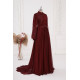 Dilruba Abiye-Claret-red Dilruba Abiye-Claret-red