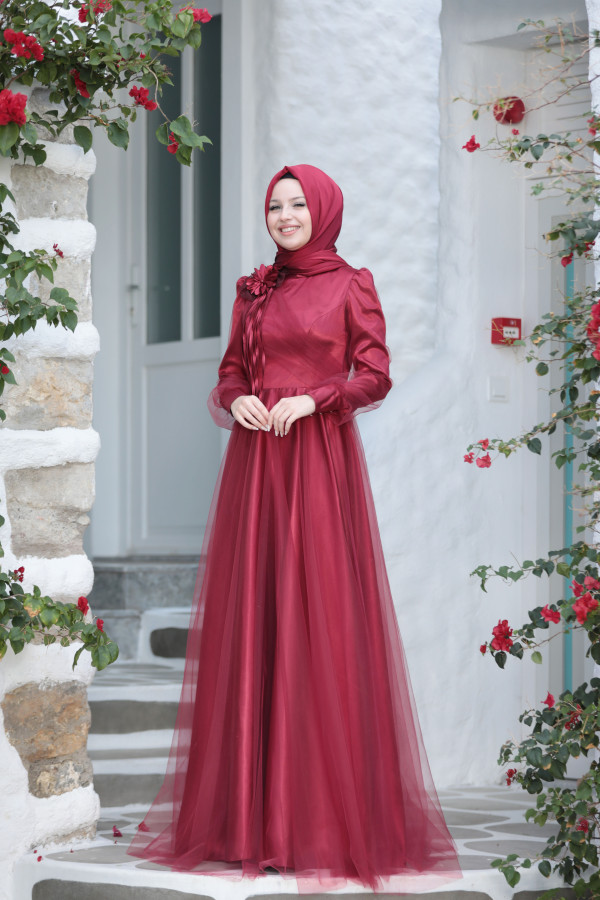 Matmazel Abiye Bordo