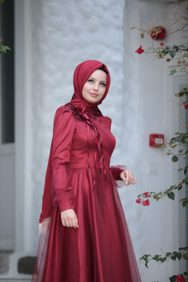 Matmazel Abiye Bordo