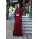 Elfida Elbise Bordo