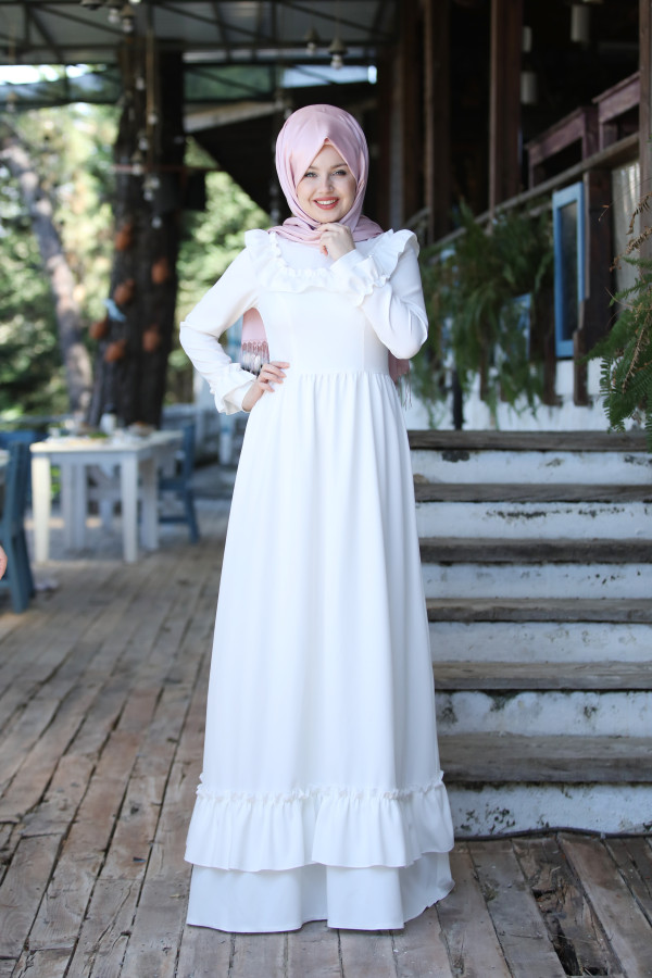 Elfida Elbise Ekru