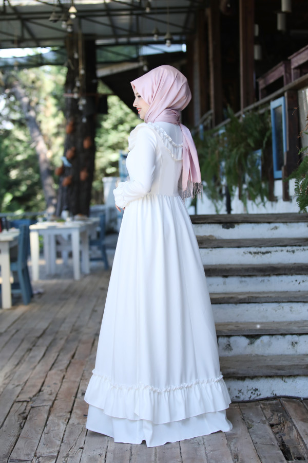 Elfida Elbise Ekru