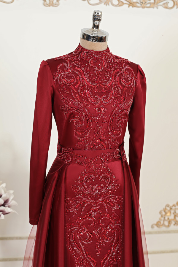 Sahsenem Dress - Claret Red Sahsenem Dress - Claret Red