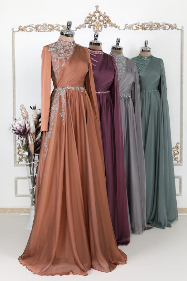 Hayal Chiffon Dress - Mint Hayal Chiffon Dress - Mint