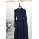 Hayal Chiffon Dress - Dark Blue Hayal Chiffon Dress - Dark Blue